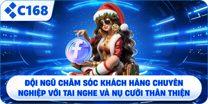 Đội ngũ chăm sóc khách hàng chuyên nghiệp với tai nghe và nụ cười thân thiện